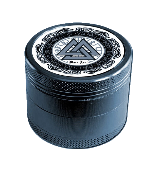 Black Leaf Grinder VALHALLA 4-tlg. grau