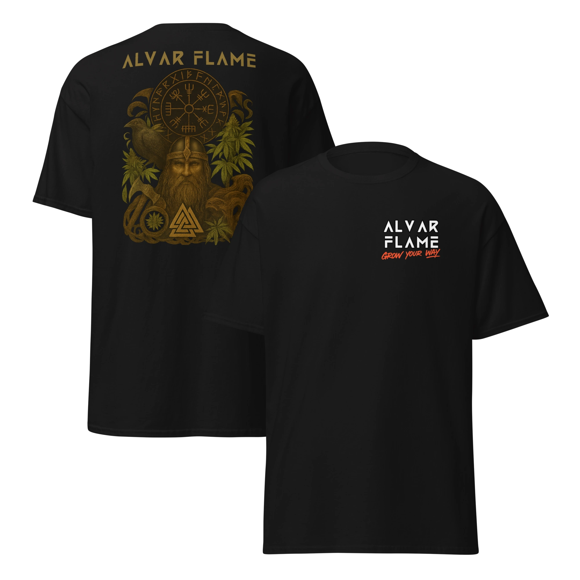 ALVAR FLAME – Viking Green Tee